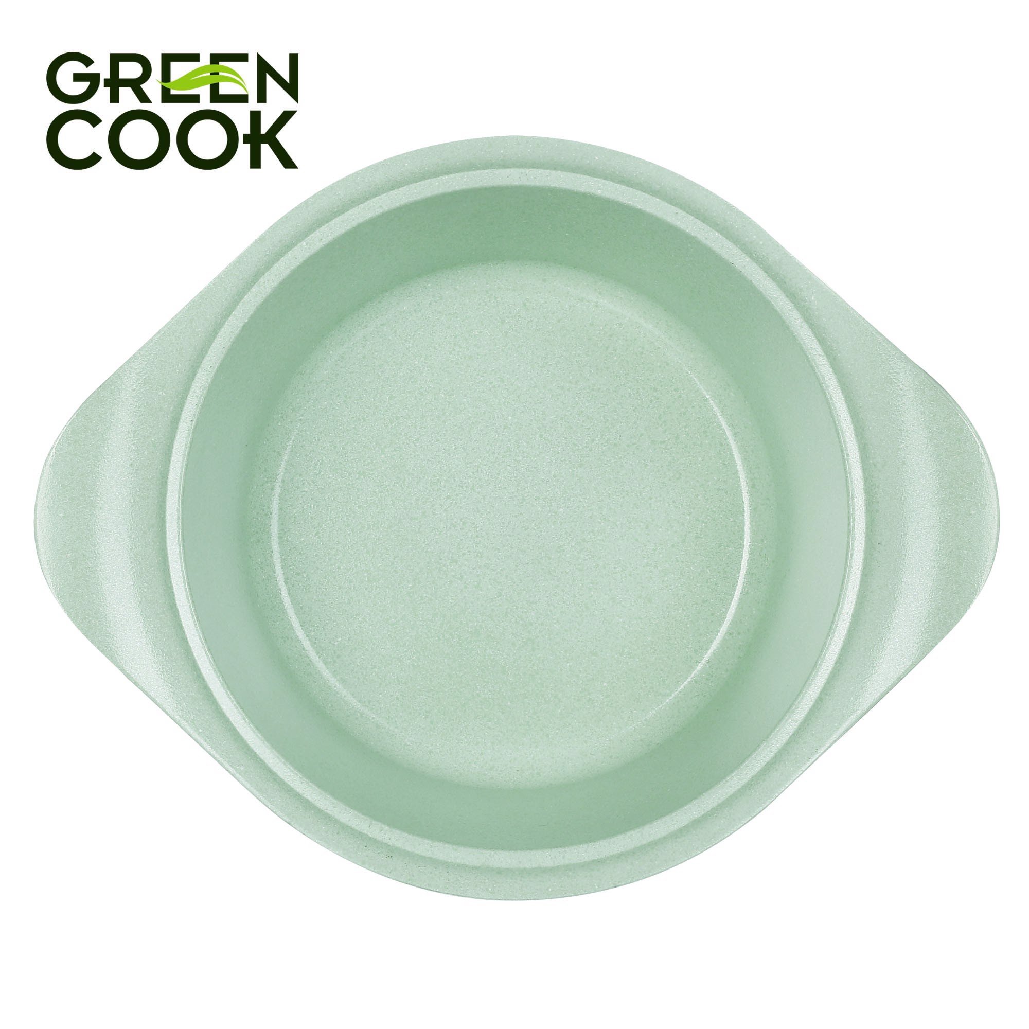 Nồi đúc đáy từ men đá xanh ngọc 24 cm Green Cook GCS05-24IH công nghệ Hàn Quốc