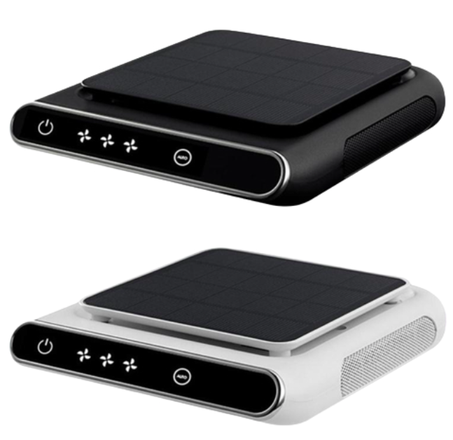 Máy lọc không khí thông minh không dây sử dụng Pin năng lượng mặt trời hoặc cổng USB - Nội thất ô tô