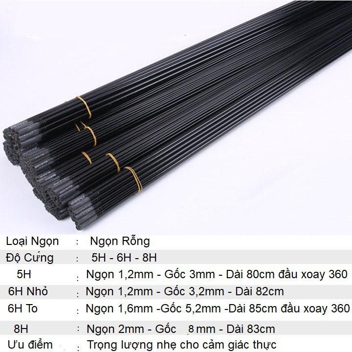 Ngọn Cần Câu Tay 5H 6H 8H Ngọn Cần Câu Tay Carbon Siêu Rẻ CC7