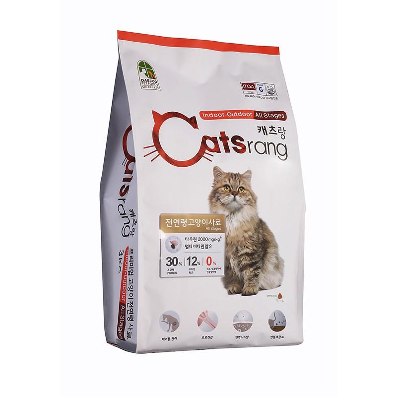 Thức Ăn Hạt Cho Mèo Hàn Quốc Catsrang túi chiết 500gr