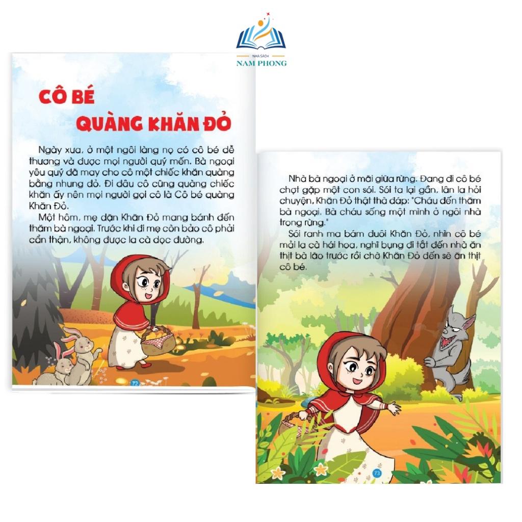 Sách - Truyện Tranh Cổ Tích Ngụ Ngôn Bìa Cứng In Màu Kể Cho Bé Trước Giờ Ngủ - Trọn bộ 3 Cuốn (Có Chọn Từng Cuốn)