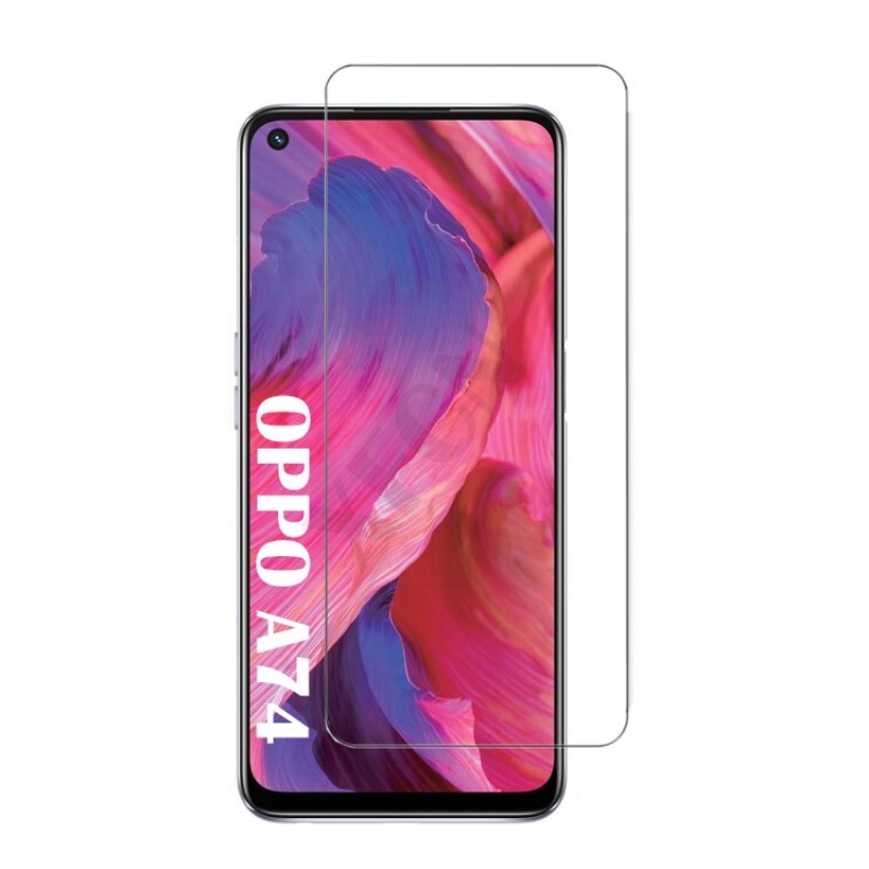 Kính cường lực cho Oppo A74 5G nhám chống vân tay/ full màn hình/ không viền màu