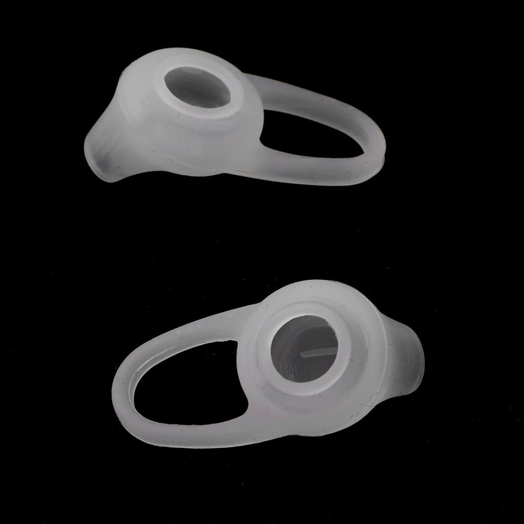 2X  Universal Silicone   Caps for Wireless Earphone White