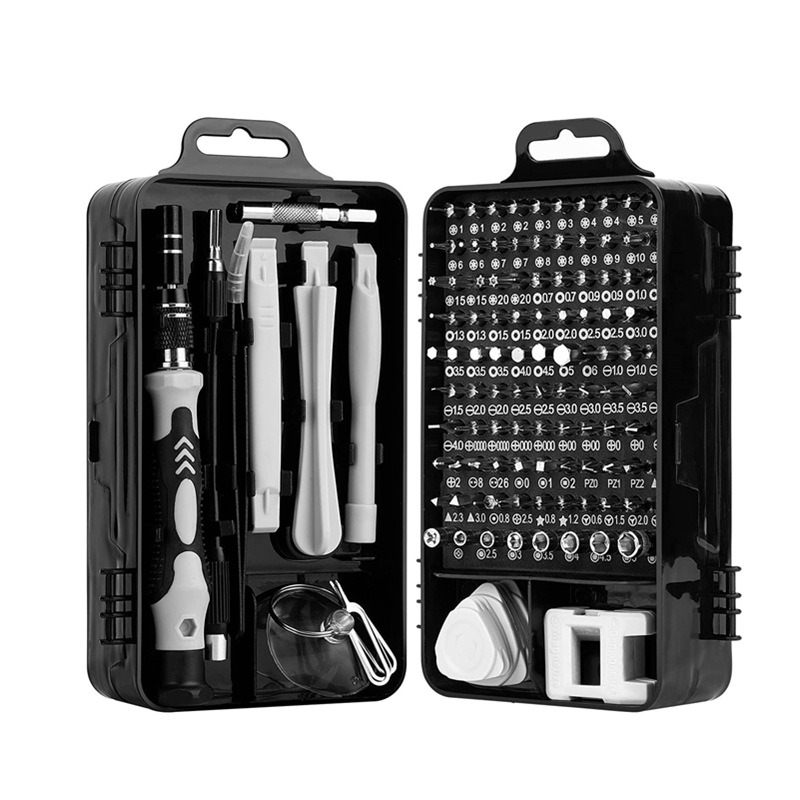 Bộ tua vít từ tính 115 trong 1 sửa điện thoại, laptop, PC chuyên nghiệp tiện lợi