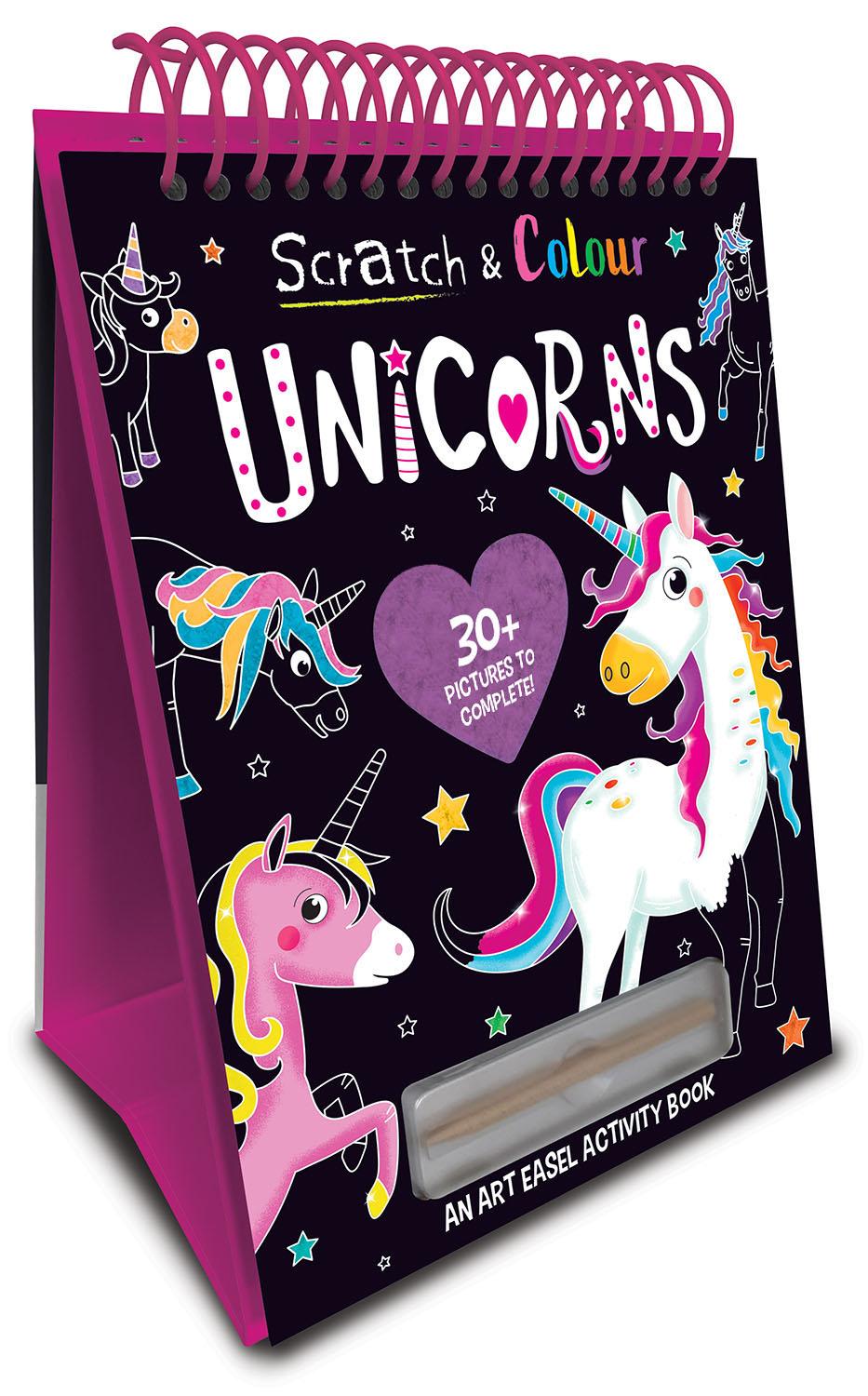 Scratch &amp; Colour Unicorns