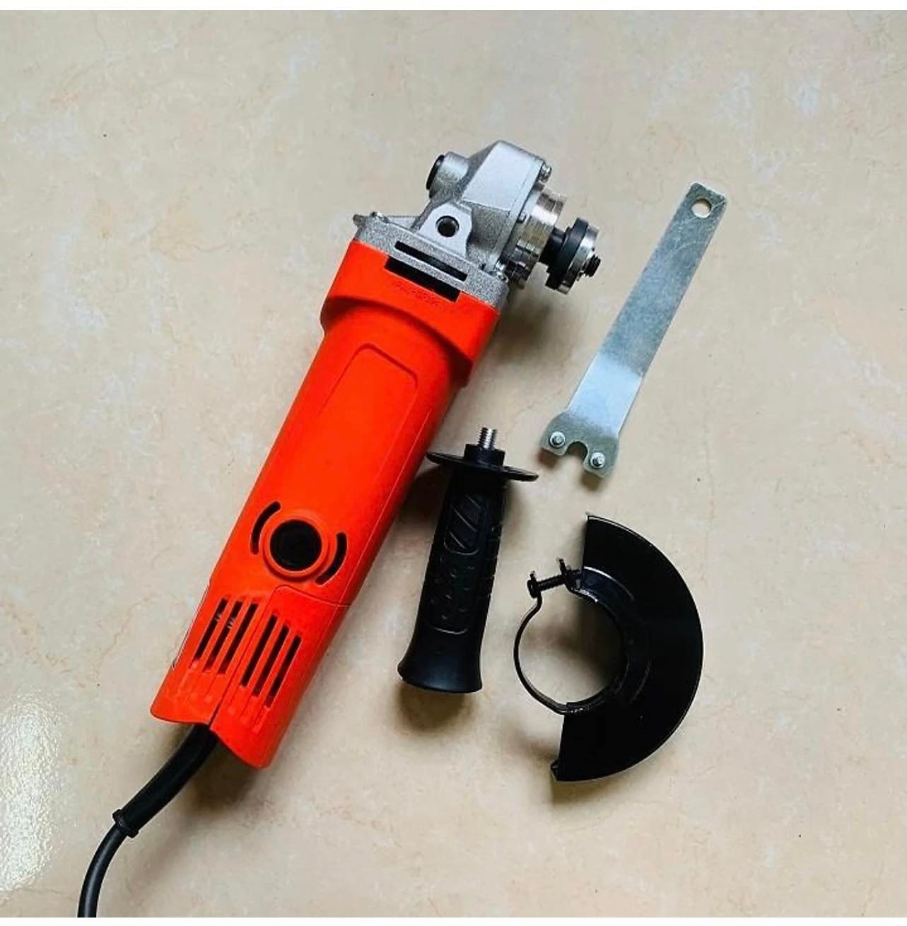 Máy mài điện, máy cắt điện 220V lõi đồng công suất 800W, máy mài góc công tắc đuôi tốc độ không tải 11000rpm