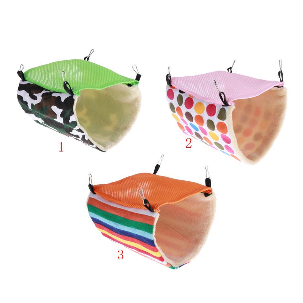 Small Animal Bedding Cage Accessories Hammock Hedgehog Squirrel Rat Green