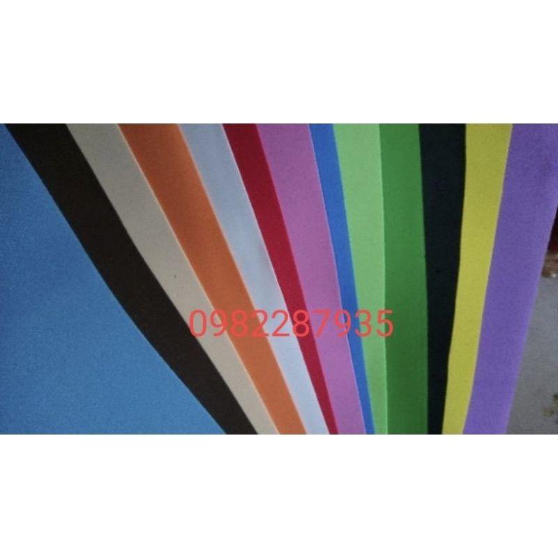 Xốp màu 2 li , xốp tấm khổ 45cm*1 m