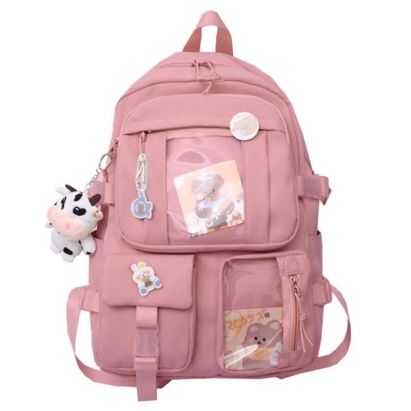 Balo Ulzzang Hàn Quốc nam nữ chống nước, balo đi học Ulzzang 604ULZ