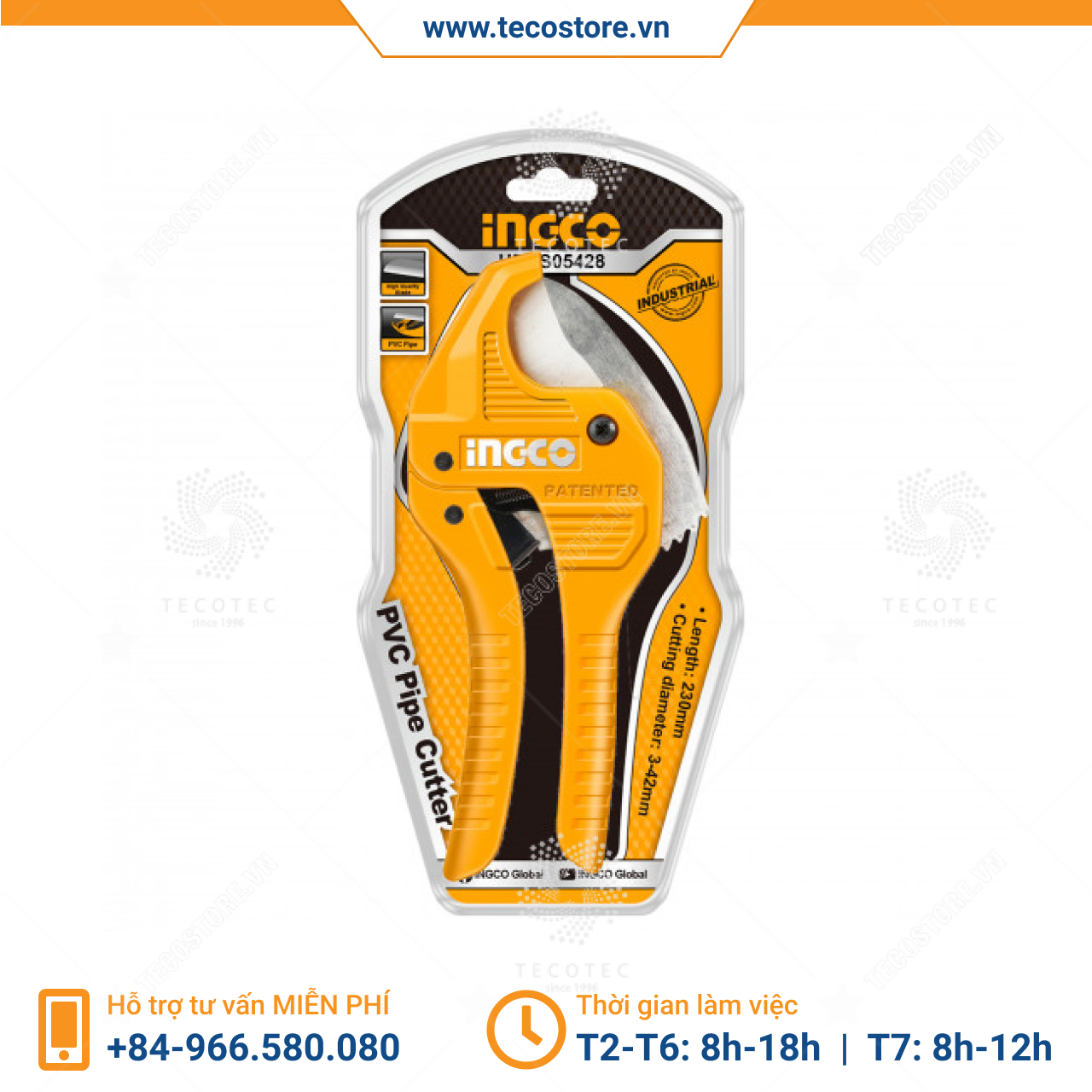 Dao cắt ống nhựa PVC INGCO HPCS05428