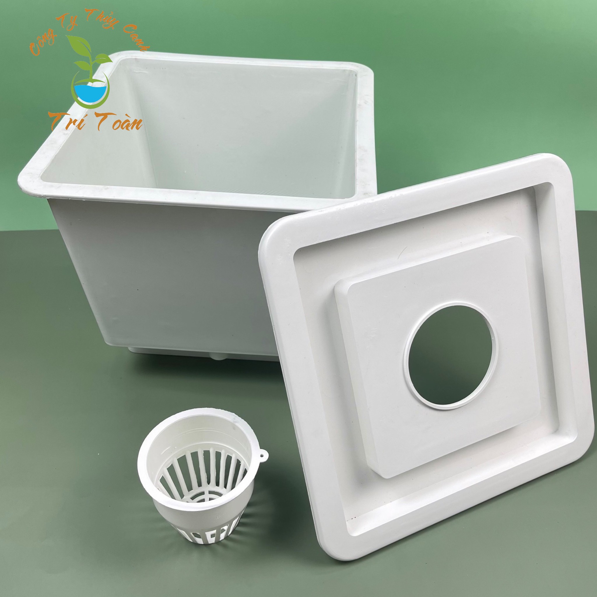 Thùng nhựa, chậu nhựa trồng thủy canh tĩnh cây ăn trái