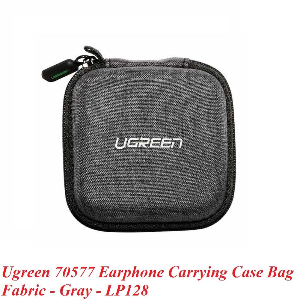 Ugreen UG70577LP128TK Màu Xám bọc vải Hộp đựng tai nghe chống sốc - HÀNG CHÍNH HÃNG