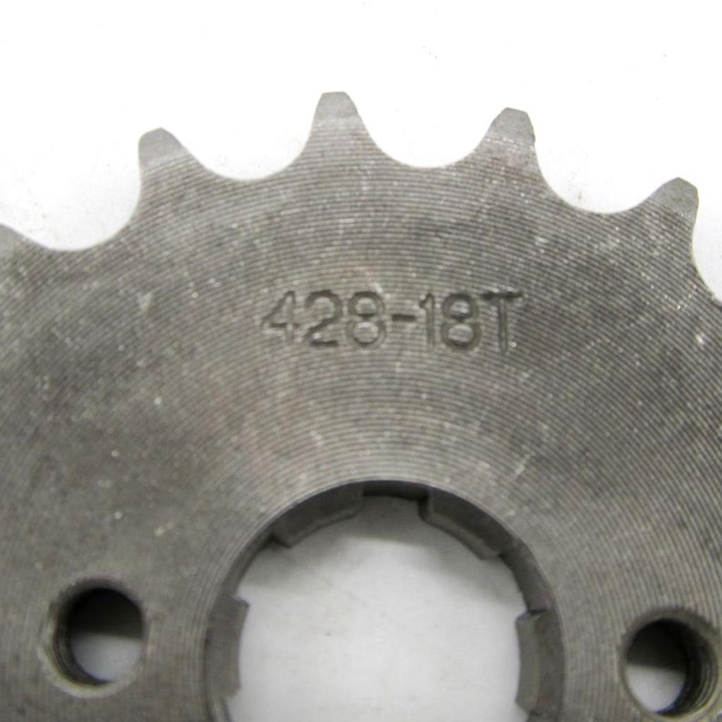 18T 20mm Front Sprocket Cog 428 Chain for Quad Dirt Bike ATV Buggy