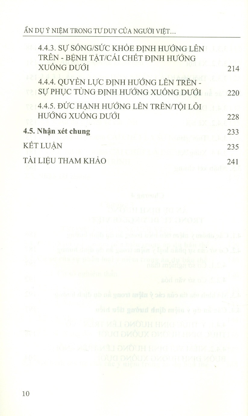 Ẩn Dụ Ý Niệm Trong Tư Duy Của Người Việt
