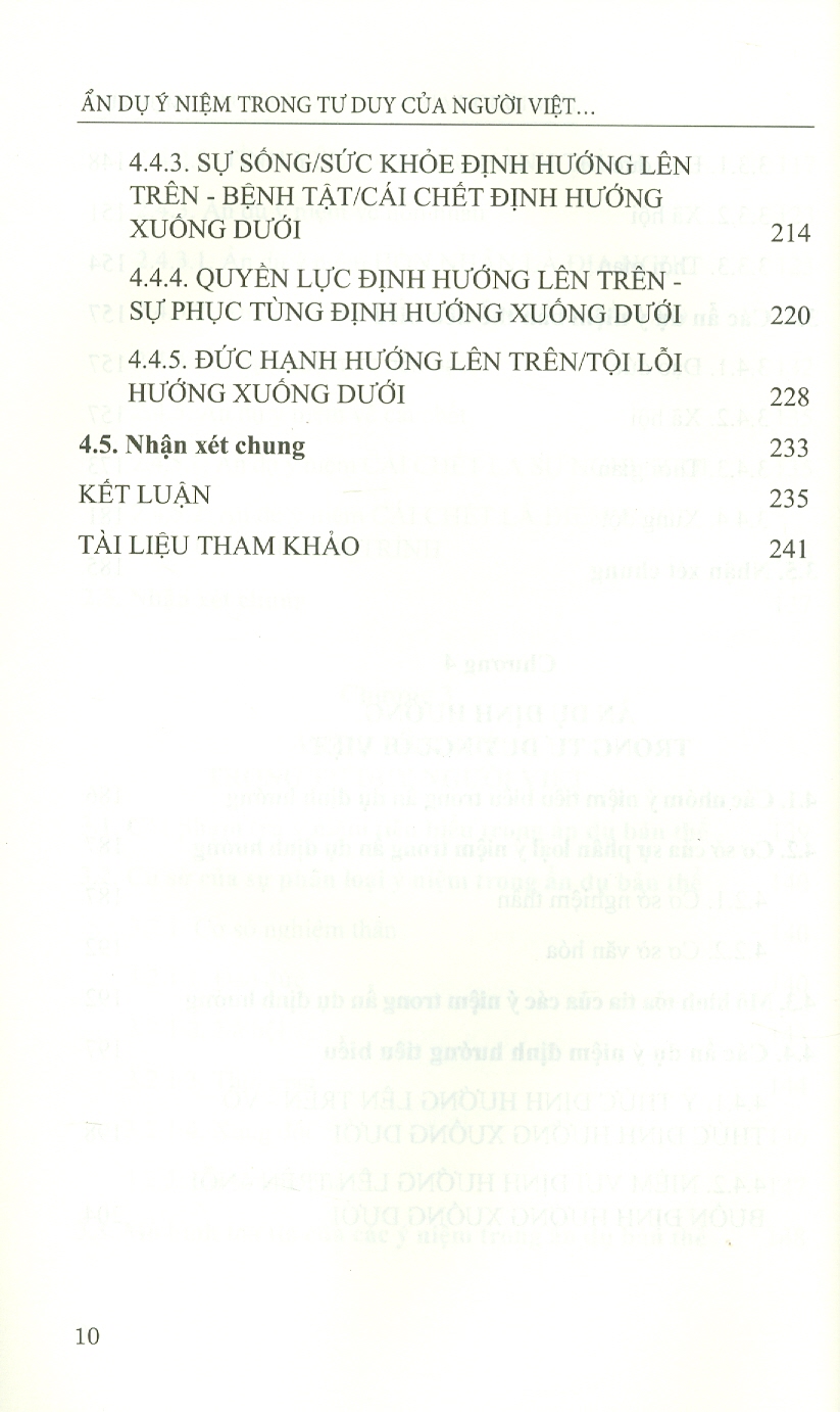 Ẩn Dụ Ý Niệm Trong Tư Duy Của Người Việt (Khảo Sát Trên Tư Liệu Ngôn Ngữ Đời Thường Của Người Việt Ở Một Số Tỉnh Đồng Bằng Bắc Bộ)