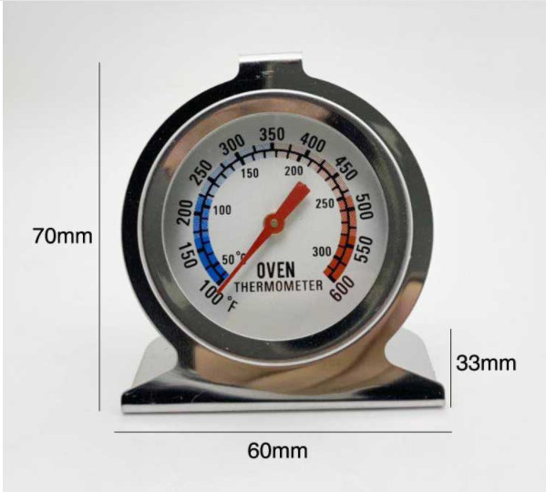 Nhiệt kế lò nướng - Oven Thermometer Từ 0 Đến 300 Độ C Độ Chính Xác Cao