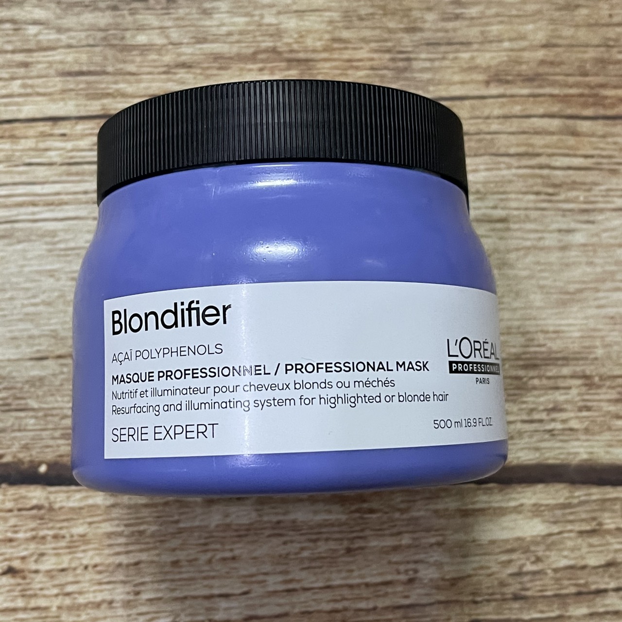 MẶT NẠ Ủ L'OREAL SERIE EXPERT BLONDIFIER MASK BÓNG MƯỢT CHO TÓC NHUỘM MÀU SÁNG 500ML