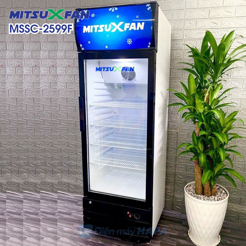 Tủ Mát Cao Cấp MITSUXFAN MSSC-4099GWEI 400 Lít, Digital Inverter, Công Nghệ LOW-E, Kính Cường Lực Kép - Hàng Chính Hãng