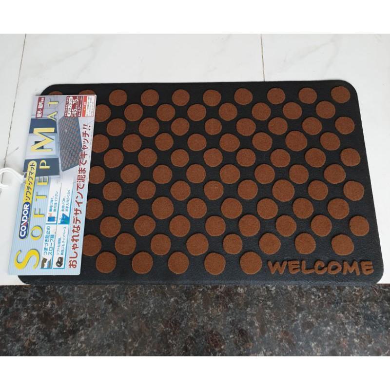 THẢM WELCOME DOORMAT CAO SU NGUYÊN KHỐI CONDOR