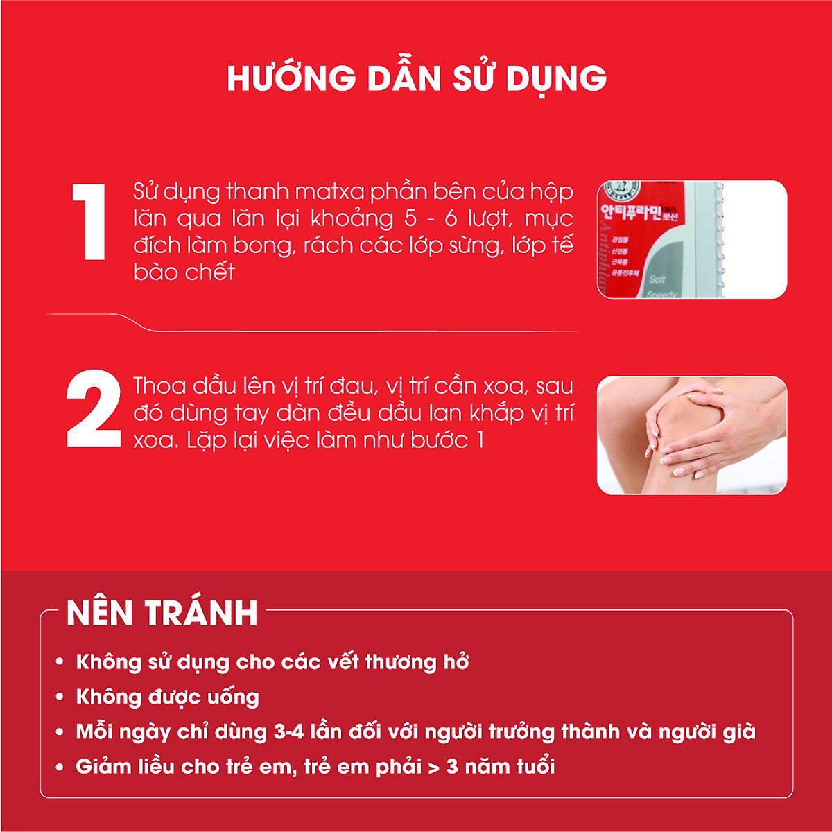 Dầu nóng xoa bóp Hàn Quốc 100ml giảm đau nhức gân cốt