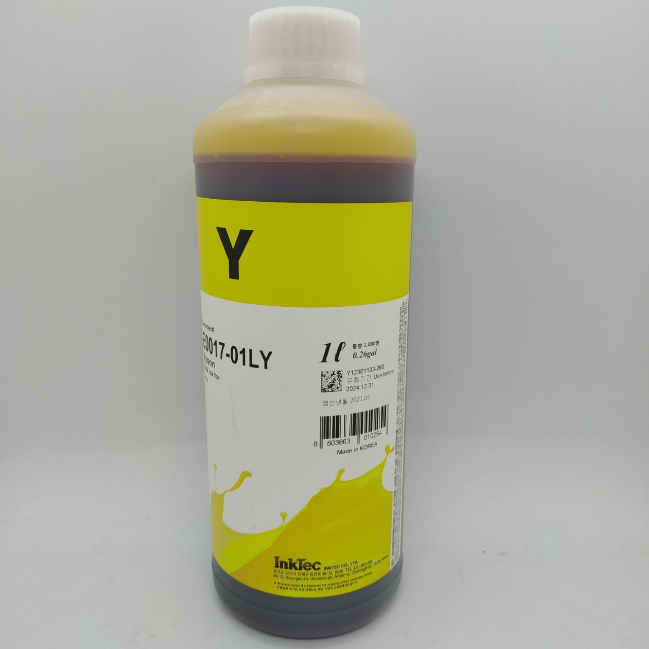 Mực nước Inktec dùng cho máy in phun màu Epson -  Loại 1 lít (1.000ml) - Hàng chính hãng