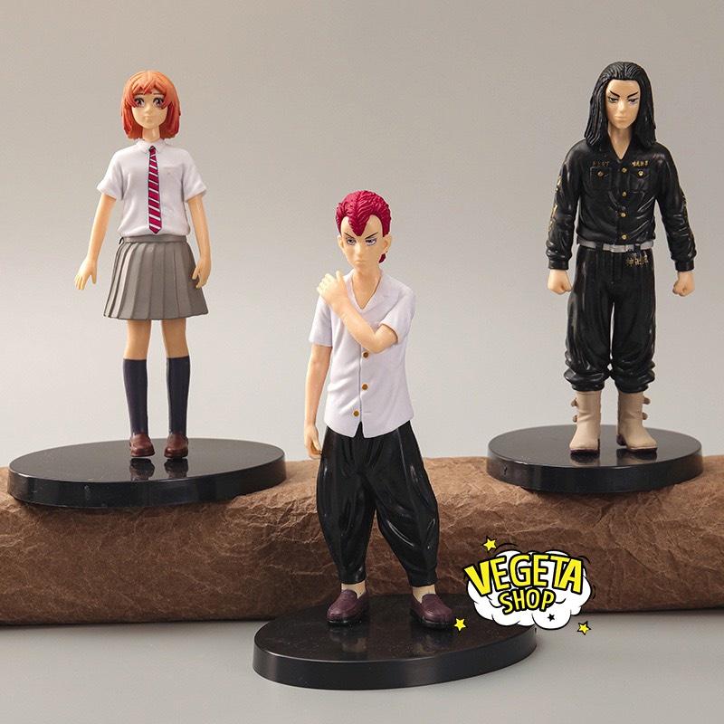 Mô hình Tokyo Revengers - Takemichi Chifuyu Mikey Draken Baji Atsushi Akkun Hinata - Tokyo Manji Touman - Cao 16~18cm