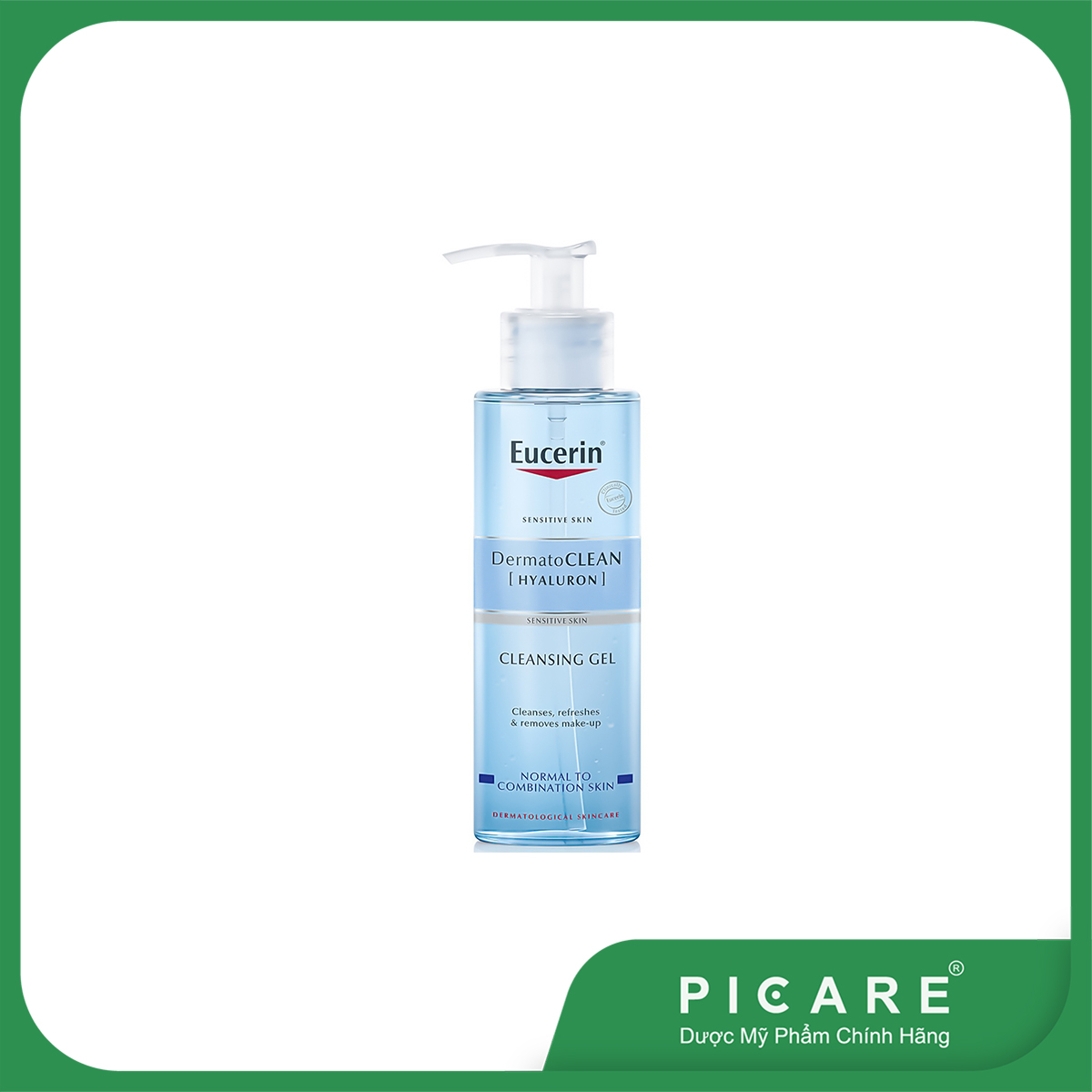 Gel Rửa Mặt Cho Da Nhạy Cảm Eucerin Dermato Clean Refreshing Cleansing