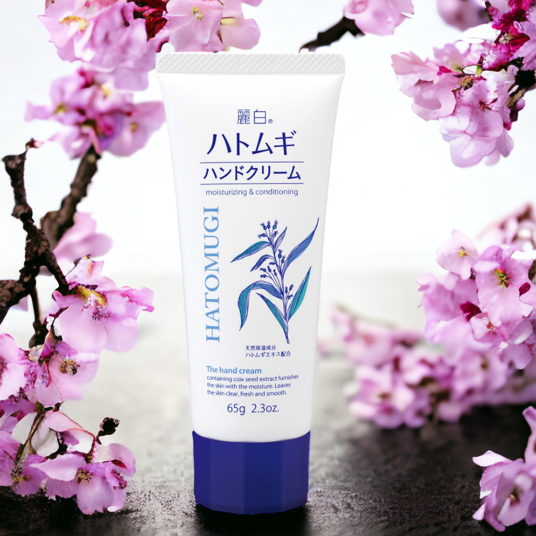 Kem Dưỡng Da Tay Ý Dĩ  Hatomugi Hand Cream Chống Khô , Nứt Nẻ - 25905 (65g )