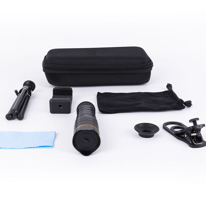 Ống nhòm gắn điện thoại Terino MZ-0822, zoom 22X, độ nét cao, kèm chân giá đỡ - Hàng chính hãng