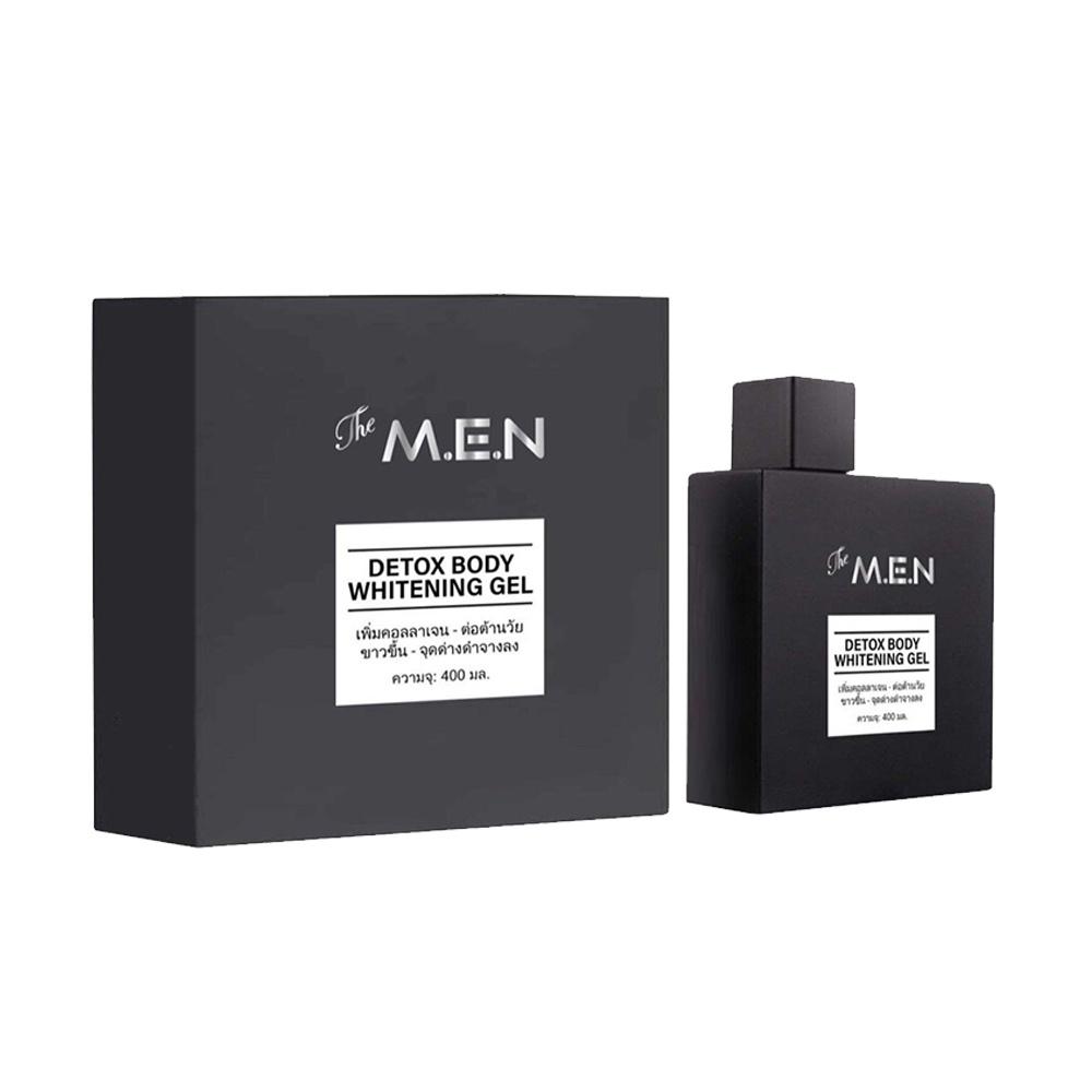 Combo Sữa tắm The MEN Thailand trắng da toàn thân, giảm viêm nang lông, làm sạch da và Kem Body Lotion The MEN Thailand dưỡng thể trắng da, làm mềm mịn trắng hồng và giảm thâm nám vùng nhạy cảm như mông nách bẹn cho nam giới