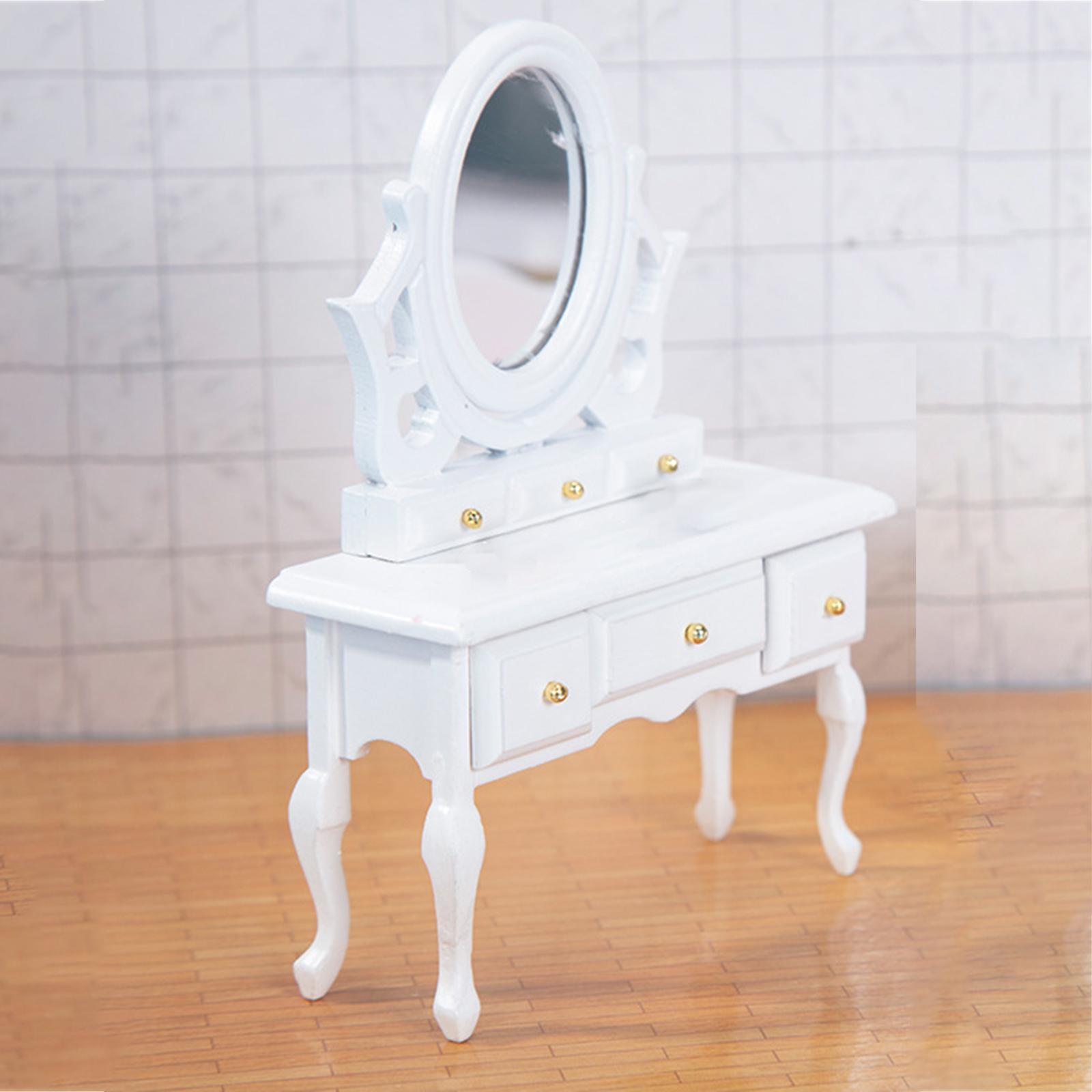 1:12 Scale Table for Kids Wooden Dollhouse Miniature Toys