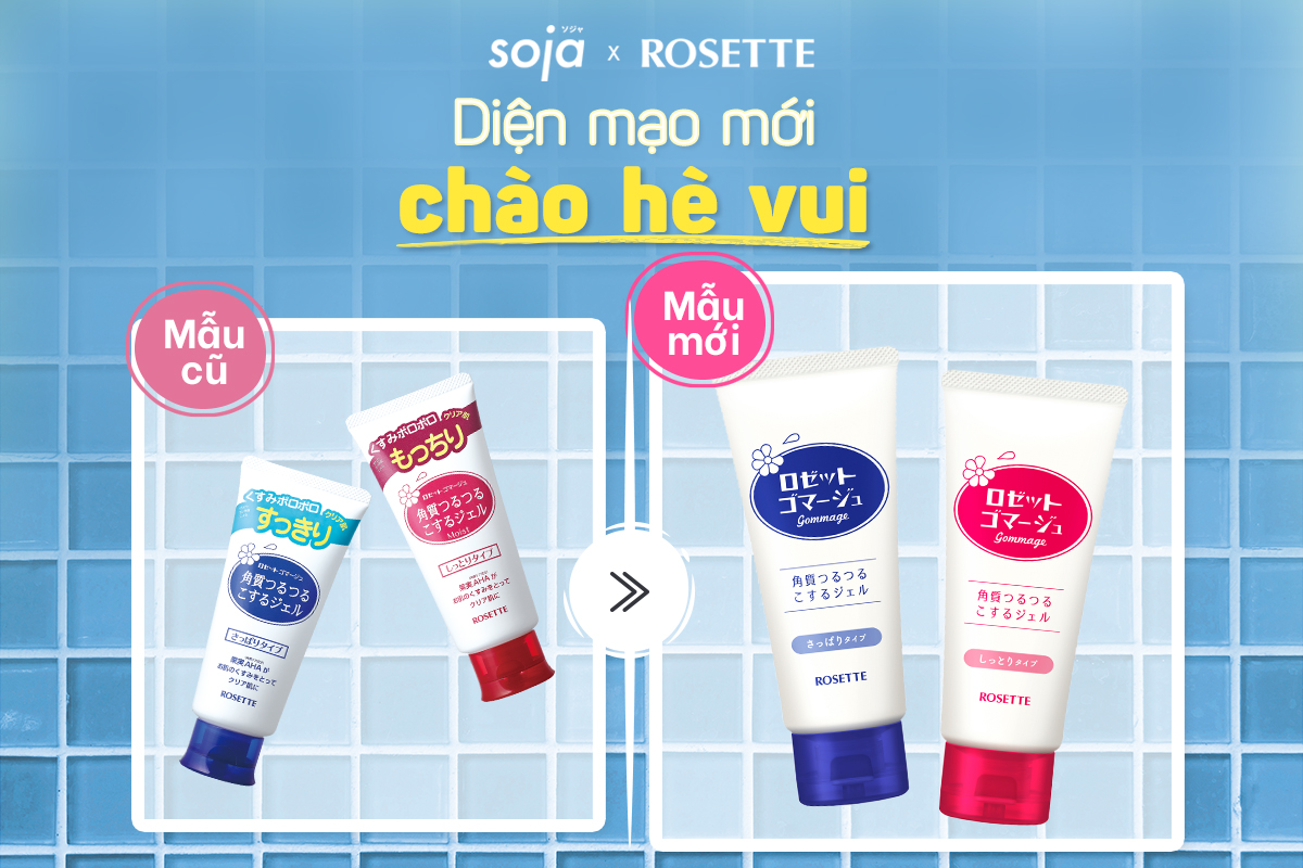 Tẩy Tế Bào Chết Rosette Gommage Nhật Bản Hàng Chính Hãng 120g