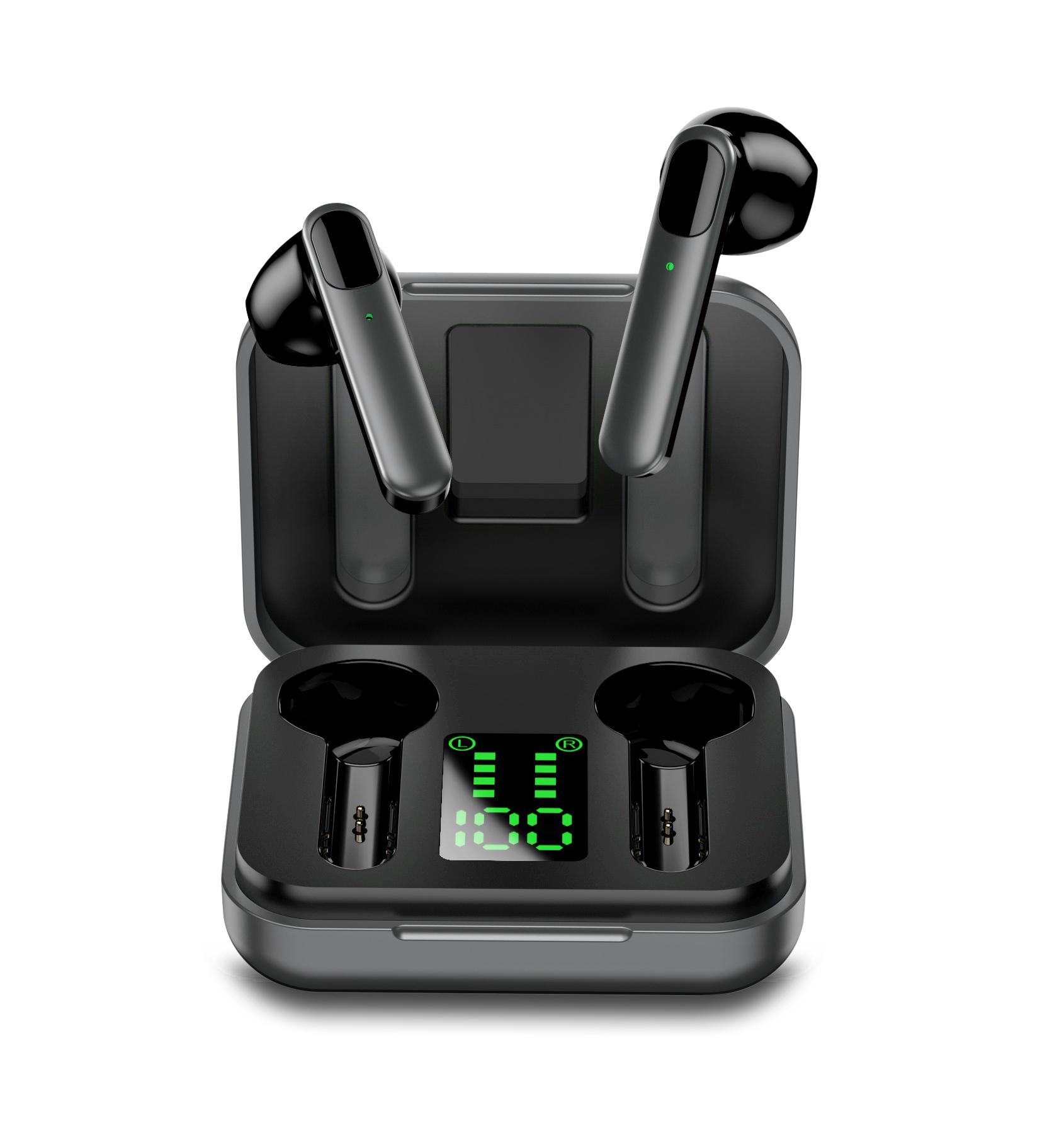 Mini  Bluetooth  5.0  Wireless  Headset Rechargeable Stereo Sports Earbuds