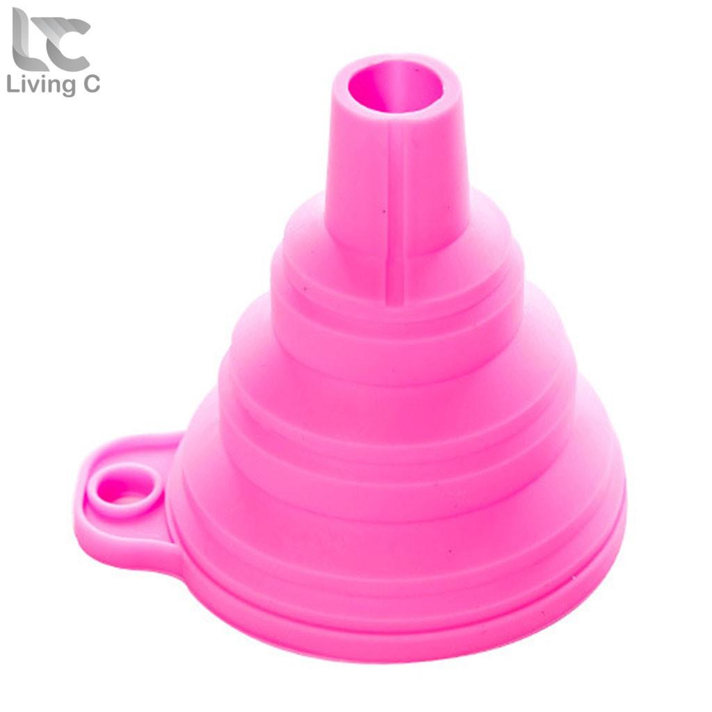 Phễu Silicon chịu nhiệt chống ám mùi gấp gọn tiện lợi Living C _P19