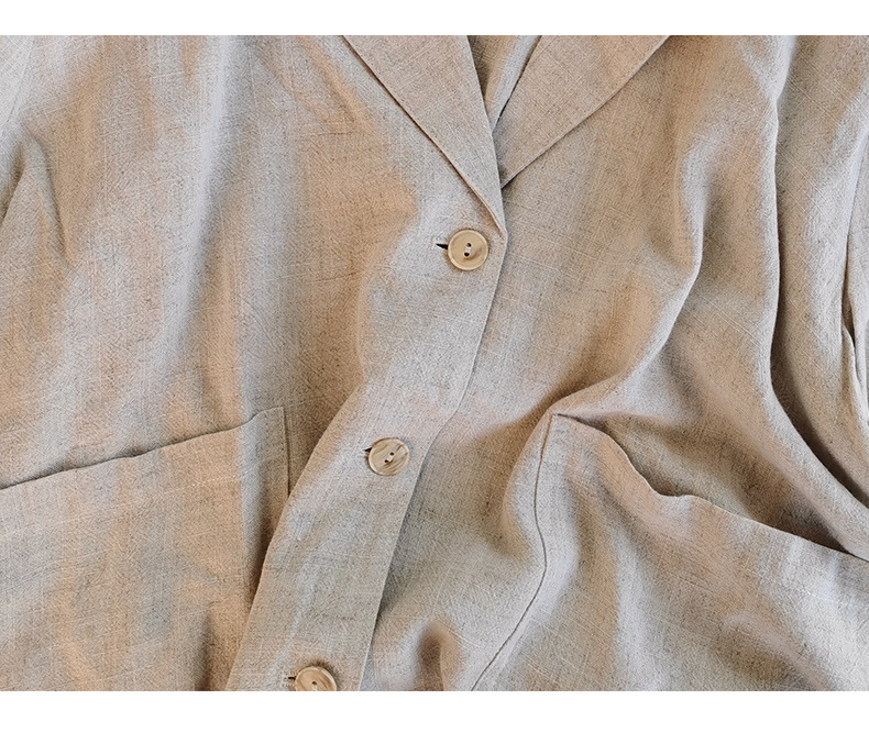 Áo vest blazer nữ Linen dài tay trẻ trung, chất linen may mềm mịn, thời trang nữ công sở ARCTIC HUNTER AH04