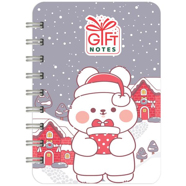 Sổ Lò Xo Moochi Christmas A7 - Kẻ Ngang - 160 Trang 70gsm - The Sun 08