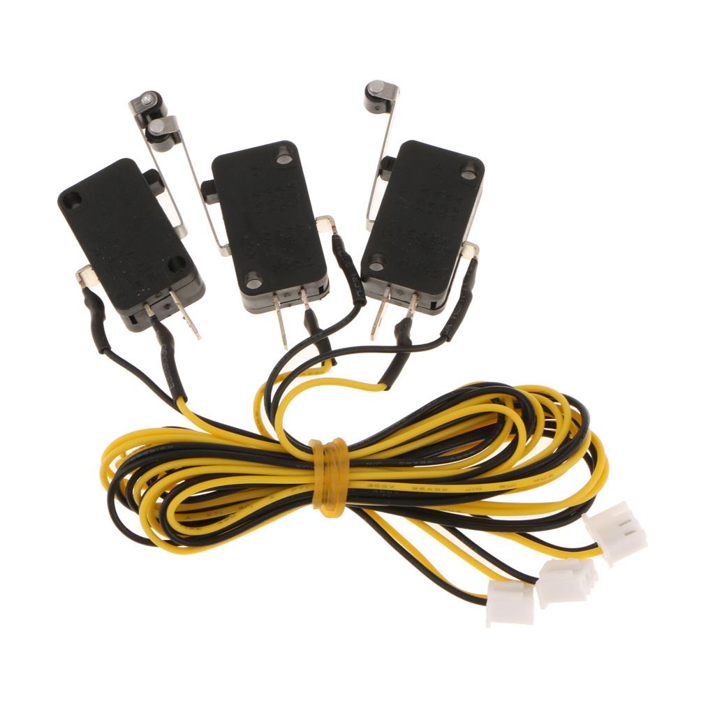 3PCS KW11-3Z Mechanical Endstop Switch with 600mm Cable for Makerbot