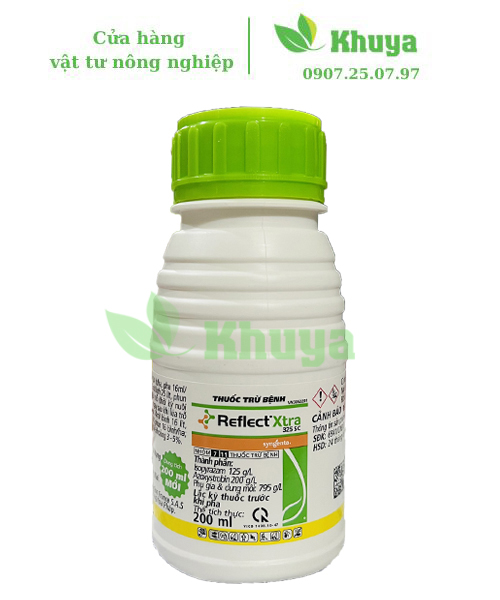 Thuốc trừ bệnh Reflect Xtra 200ml Syngenta Lem lép hạt và Đốm vằn