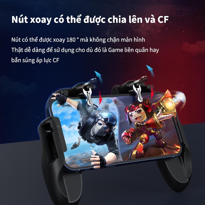 Quạt tản nhiệt điện thoại gaming sò lạnh BASIKE SRE07 tay cầm chơi game loại tản nhiệt không ồn ào - Hàng Nhập Khẩu