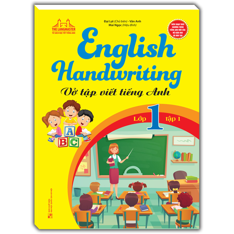 English Handwriting - Vở Tập Viết Tiếng Anh Lớp 1 - Tập 1