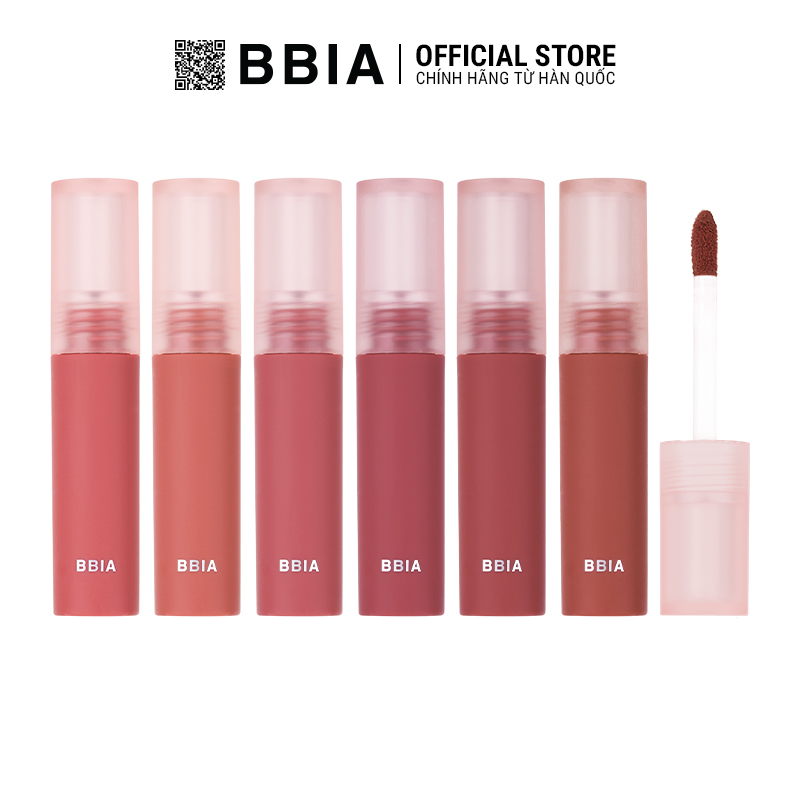 Son kem Bbia Smudge Tint 6 màu 3g  - 01 Bare Rose
