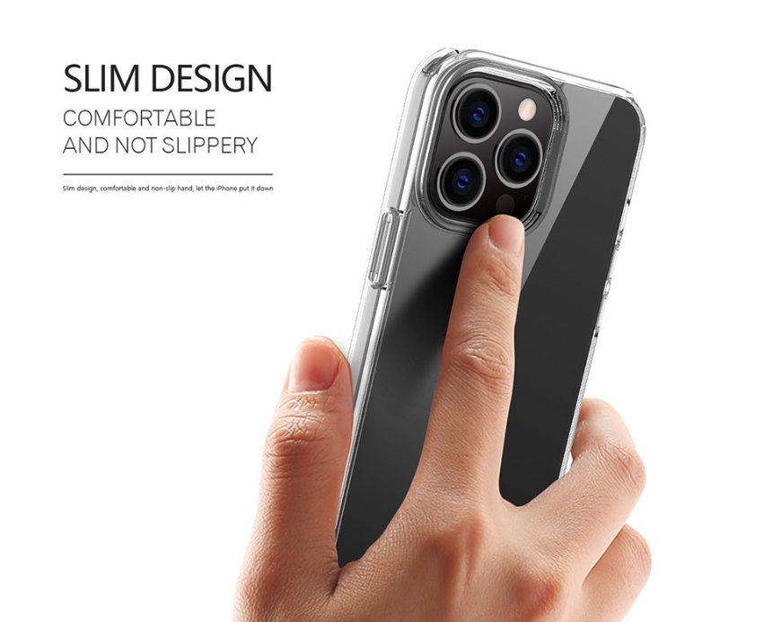 Ốp Lưng Cường Lực Trong Suốt Hoàn Toàn. Lưng meka Kính Không Ố Vàng, Viền Máy Dẻo Cho Iphone 14/14 Plus/ 14 Pro/ 14 Pro Max