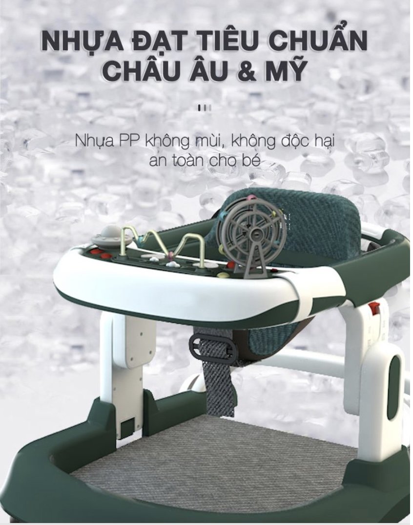 XE TẬP ĐI CHO BÉ 6-18 tháng tuổi BABY WALKER ĐA NĂNG FULL option