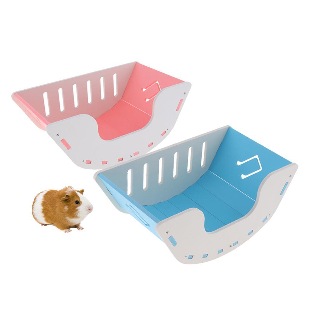 Ship Shape Small Hamster House Cages Squirrel Villa Hut Play Toy pink