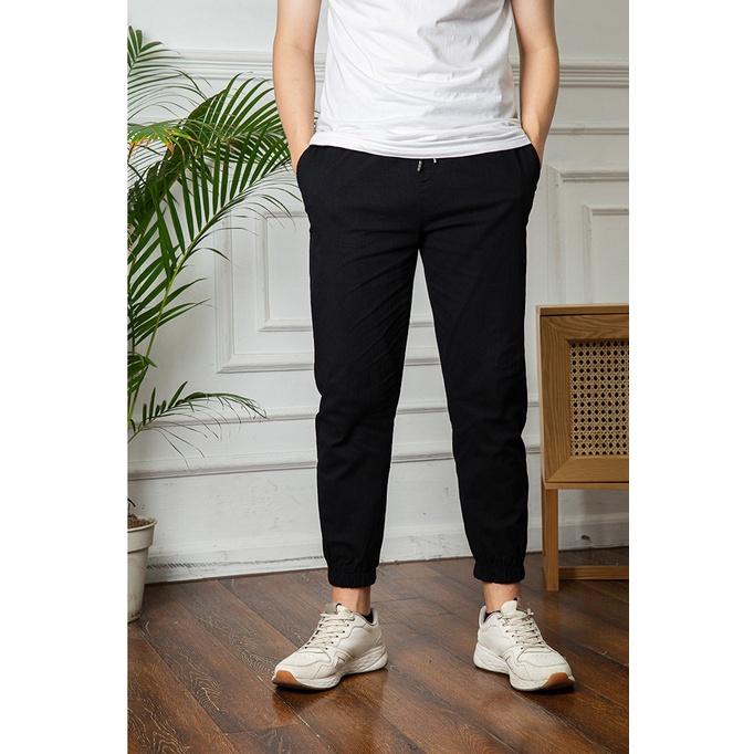 Quần Jogger Nam AROTI Form Slim Fit Chất Đũi Dày Đẹp Cao Cấp, Siêu Mát, Co Giãn Tốt Dáng Hàn Thể Thao Đủ Size QD44-Đ