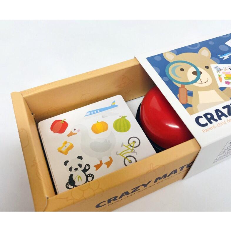ĐỒ CHƠI GIÁO DỤC TƯƠNG TÁC CRAZY MATCHING TÌM HÌNH GIỐNG NHAU GIÚP BÉ NHANH TAY NHANH MẮT, LUYỆN TẬP TRUNG