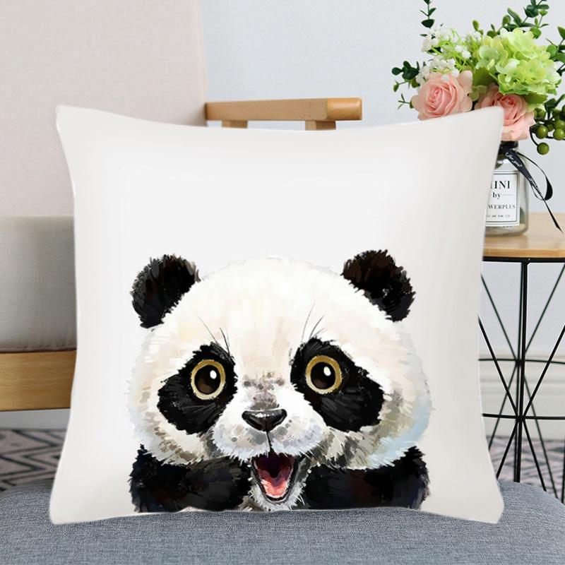 Áo Gối Hình Gấu Trúc Hoạt Hình Kích Thước 45*45cm