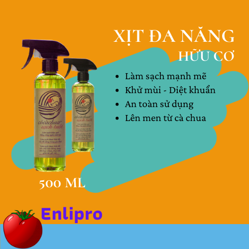 NƯỚC TẨY RỬA ĐA NĂNG SẠCH TUỐT – CÔ CÀ CHUA 500ml