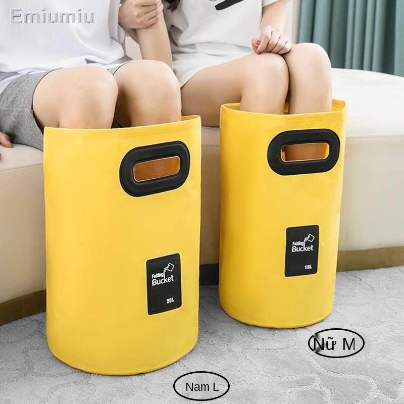 ↂ> Bồn ngâm chân có thể gập lại Du lịch Xô nước di động