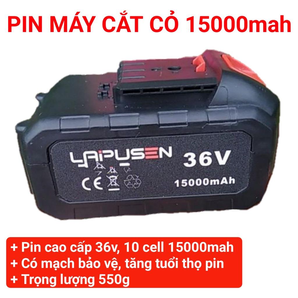 Máy cắt cỏ, tỉa cành cầm tay pin khủng 15000mah, động cơ mạnh 1800w